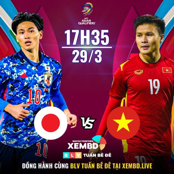 Trực tiếp bóng đá Nhật Bản vs Việt Nam trên phuong247.LIVE